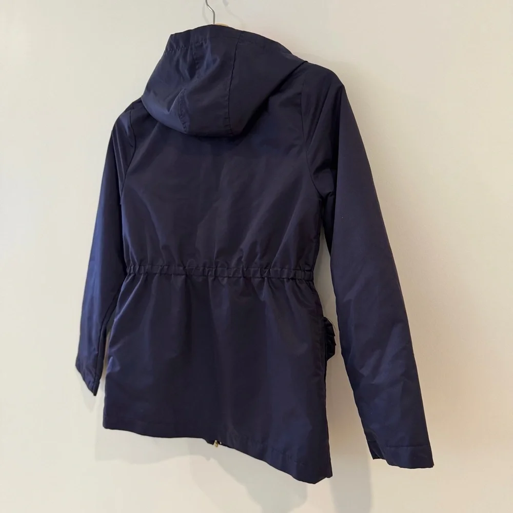 The Children's Place Navy Blue Hooded Utility Anorak Jacket Size L 10/12